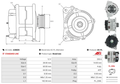 Alternador Mercedes-Benz G-CLASS · Mercedes-Benz S-CLASS · Mercedes-Benz S-CLASS Coupe