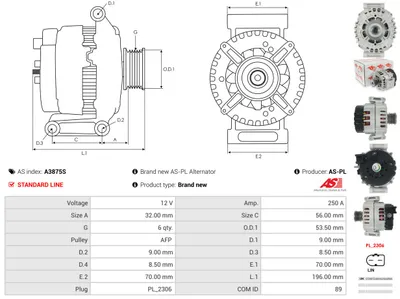 Alternador Mercedes-Benz GLE · Mercedes-Benz GLC · Mercedes-Benz E-CLASS
