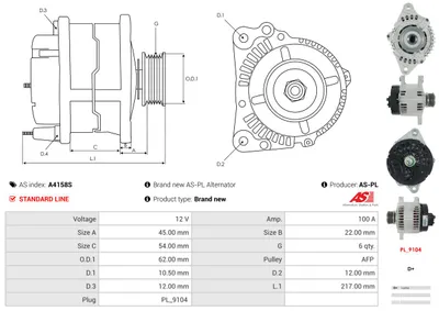 Alternador Alfa Romeo 145 · Alfa Romeo 146 · Alfa Romeo GTV