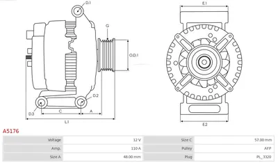 Alternador Subaru OUTBACK · Subaru LEGACY V Estate