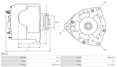 Alternador AS-PL A5221