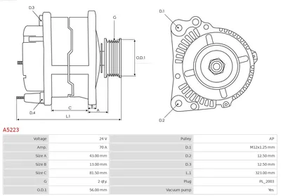 Alternador AS-PL A5223
