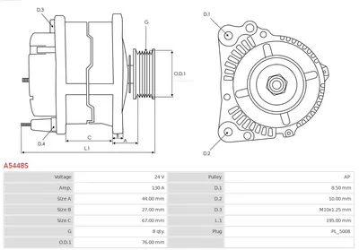 Alternador AS-PL A5448S