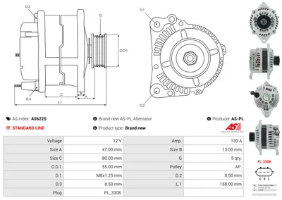 Alternador Subaru FORESTER