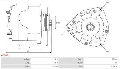 Alternador Honda S2000
