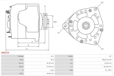 Alternador Honda CIVIC IV Hatchback · Honda CRX II · Honda CIVIC V Saloon