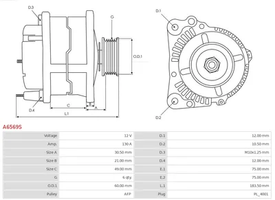 Alternador Suzuki KIZASHI