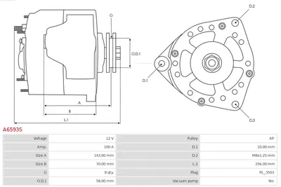 Alternador Jeep CHEROKEE · Jeep GRAND CHEROKEE I