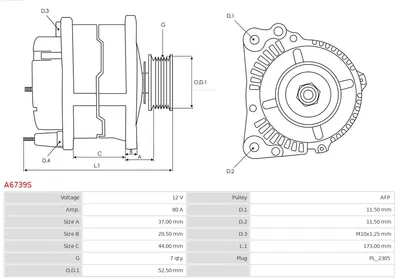 Alternador Toyota HILUX VII Platform/Chassis · Toyota HILUX VIII Pickup · Toyota HILUX VIII Platform/Chassis