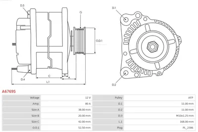 Alternador Toyota HILUX VII Platform/Chassis · Toyota HILUX VIII Pickup · Toyota HILUX VIII Platform/Chassis