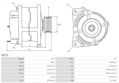 Alternador Hyundai GENESIS Coupe