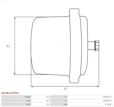 Alternador Porsche 911 Targa