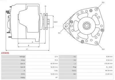 Alternador AS-PL A9369S