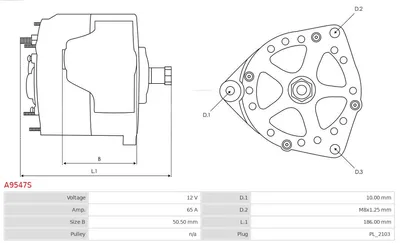 Alternador AS-PL A9547S