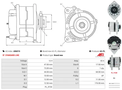 Alternador Fiat CROMA