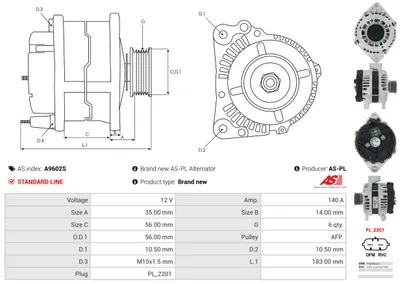Alternador Ssangyong ACTYON SPORTS I · Ssangyong KORANDO · Ssangyong ACTYON SPORTS II