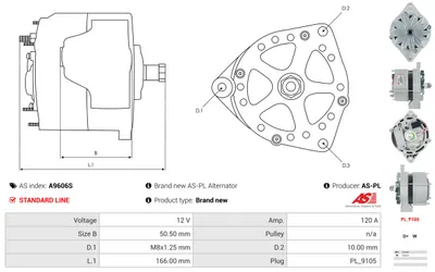 Alternador AS-PL A9606S