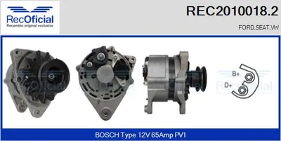 Alternador Vw SCIROCCO · Seat TOLEDO I · Vw PASSAT B3/B4