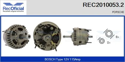 Alternador Porsche 911 · Porsche 911 Convertible · Porsche 911 Targa
