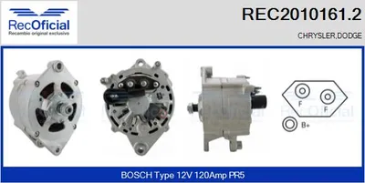 Alternador Chrysler LE BARON Saloon · Chrysler LE BARON Convertible · Chrysler VOYAGER / GRAND VOYAGER III