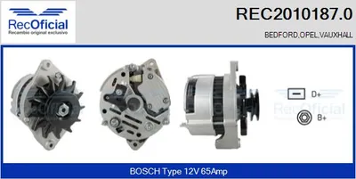 Alternador Opel KADETT E · Opel KADETT E Convertible · Opel KADETT E Estate