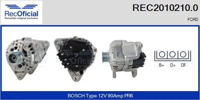 Alternador Ford KA