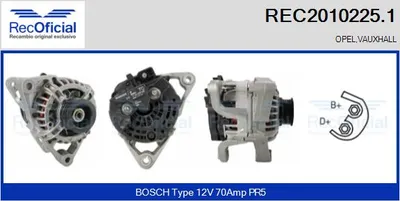 Alternador Opel CORSA B · Opel VECTRA B Hatchback · Opel VECTRA B Estate