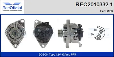 Alternador Fiat BRAVA · Fiat BRAVO I · Fiat MAREA