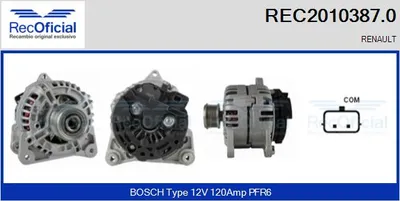 Alternador Renault CLIO II · Renault MEGANE II · Renault MEGANE II Coupé-Cabriolet