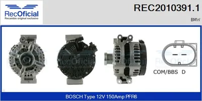 Alternador Bmw 5 · Bmw 5 Touring · Bmw X3