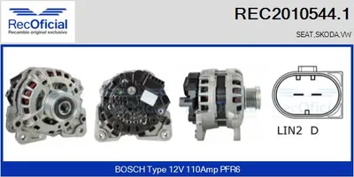 Alternador Seat IBIZA IV · Seat IBIZA IV SC · Seat IBIZA IV ST