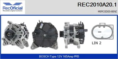 Alternador Mercedes-Benz A-CLASS · Mercedes-Benz A-CLASS Saloon