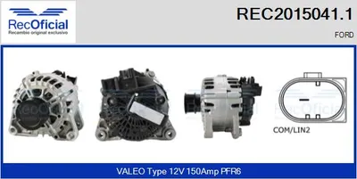 Alternador Ford C-MAX II · Ford GRAND C-MAX · Ford FOCUS III