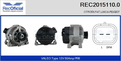 Alternador Peugeot 406 · Citroën BERLINGO / BERLINGO FIRST Box Body/MPV · Citroën BERLINGO / BERLINGO FIRST MPV