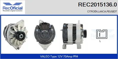 Alternador Peugeot 205 I · Peugeot 205 I Convertible · Peugeot 205 II