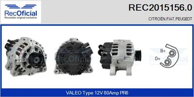 Alternador Peugeot 306 Hatchback · Peugeot 306 · Citroën EVASION MPV