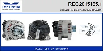 Alternador Peugeot 806 · Citroën XANTIA · Citroën EVASION MPV