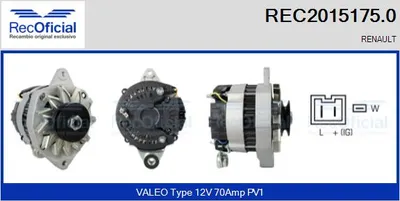 Alternador Renault ESPACE II · Renault 21 Saloon · Renault 21 Estate
