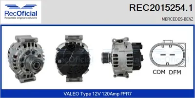 Alternador Mercedes-Benz C-CLASS · Mercedes-Benz C-CLASS Coupe · Mercedes-Benz C-CLASS T-Model
