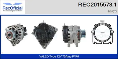 Alternador Toyota YARIS