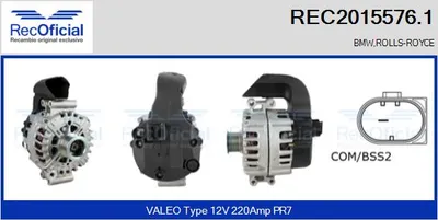 Alternador Rolls-Royce PHANTOM VII · Bmw 7 · Rolls-Royce PHANTOM VII Drophead Coupe
