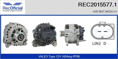 Alternador Audi A3 · Audi A3 Sportback · Vw GOLF PLUS V