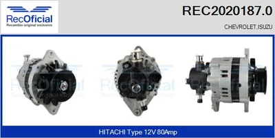 Alternador Isuzu D-MAX I