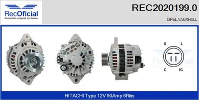 Alternador Opel FRONTERA B