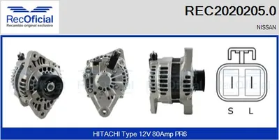 Alternador Nissan PRAIRIE PRO