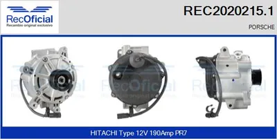 Alternador Porsche CAYENNE