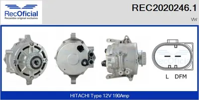 Alternador Vw TOUAREG