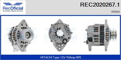 Alternador Nissan PATROL GR IV