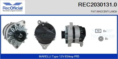 Alternador Fiat RITMO · Lancia DEDRA · Lancia DELTA I