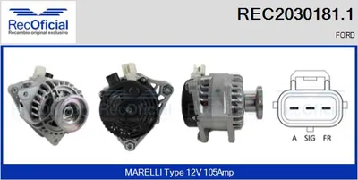 Alternador Ford FOCUS C-MAX · Ford FOCUS II · Ford FOCUS II Turnier